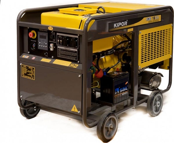 Электростанция дизельная с жидкостным охлаждением KIPOR KDE 16EA3 открытого исполнения
